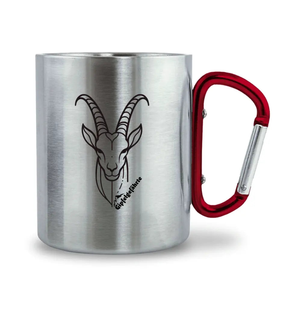 Edelstahl-Tasse Steinbock