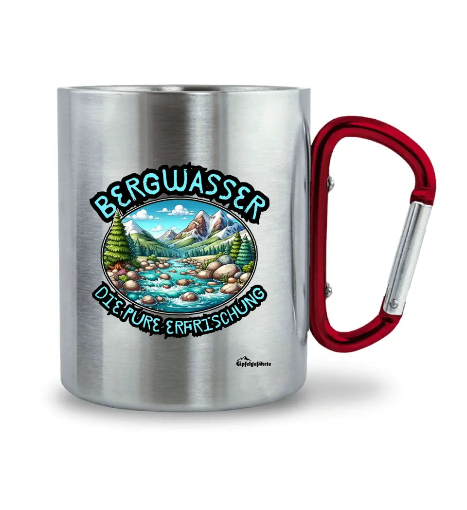 Edelstahl-Tasse Bergwasser