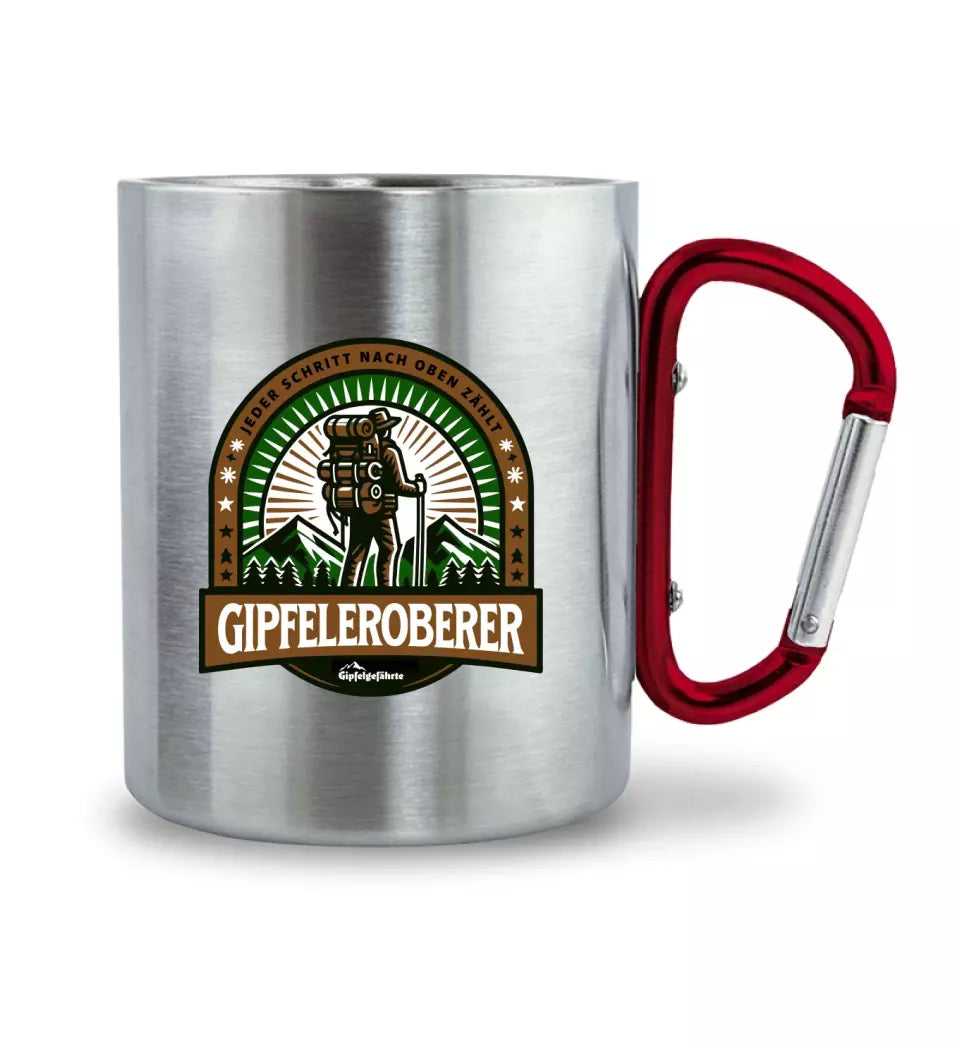 Edelstahl-Tasse Gipfeleroberer