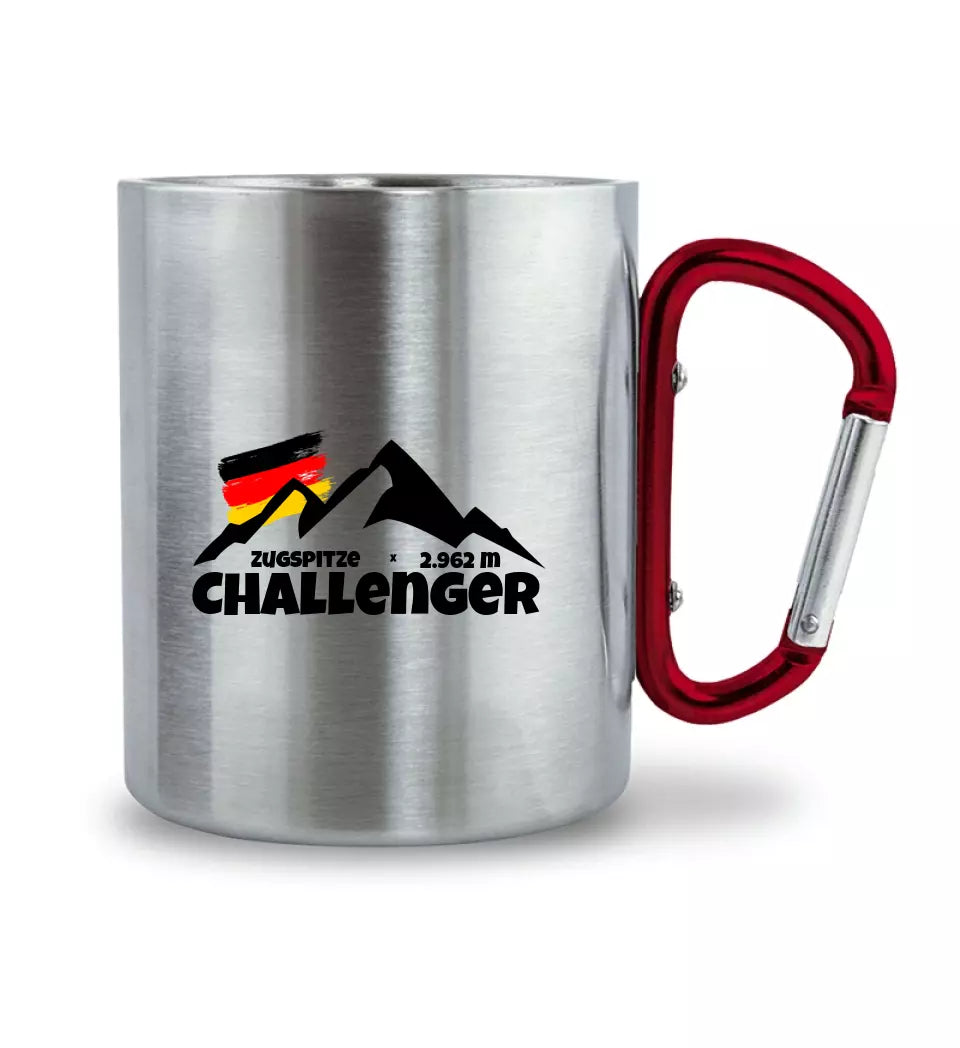 Edelstahl-Tasse personalisiert Deine Herausforderung !