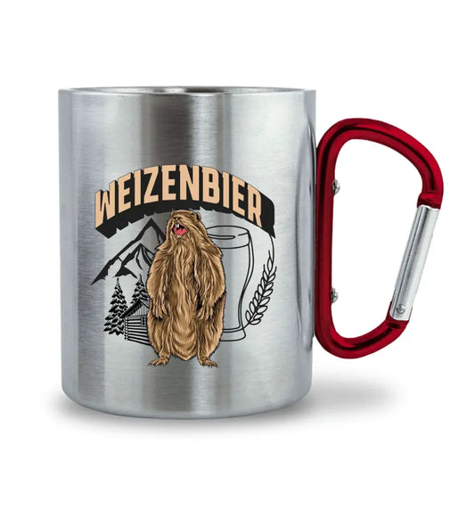 Edelstahl-Tasse Murmeltier Weizenbier